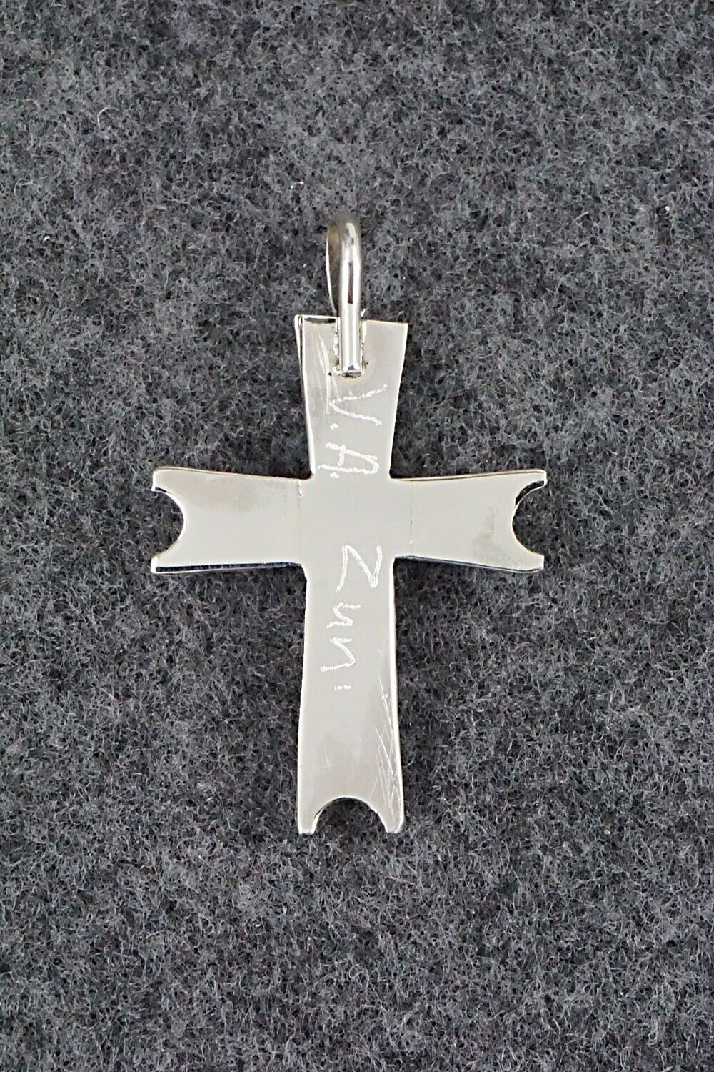 Turquoise & Sterling Silver Pendant - Vincent Abeita