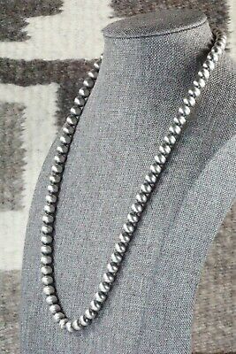 Sterling Silver Navajo Pearl Necklace - Jan Mariano