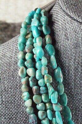 Turquoise & Sterling Silver Necklace - Navajo - High Lonesome Trading