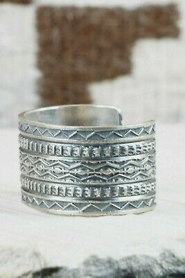 Navajo Sterling Silver Bracelet - Sunshine Reeves - High Lonesome Trading
