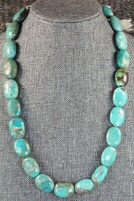 Turquoise & Sterling Silver Necklace - Navajo