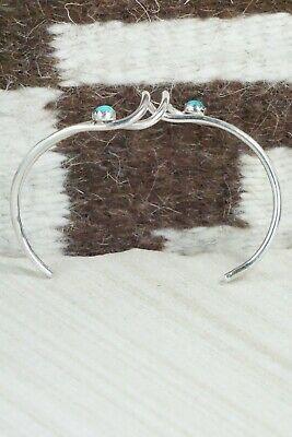 Turquoise & Sterling Silver Bracelet - Yolanda Skeets - High Lonesome Trading
