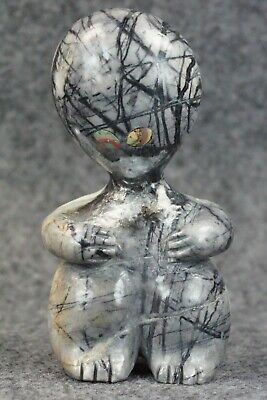 Alien Zuni Fetish Carving - Jonas Hustito