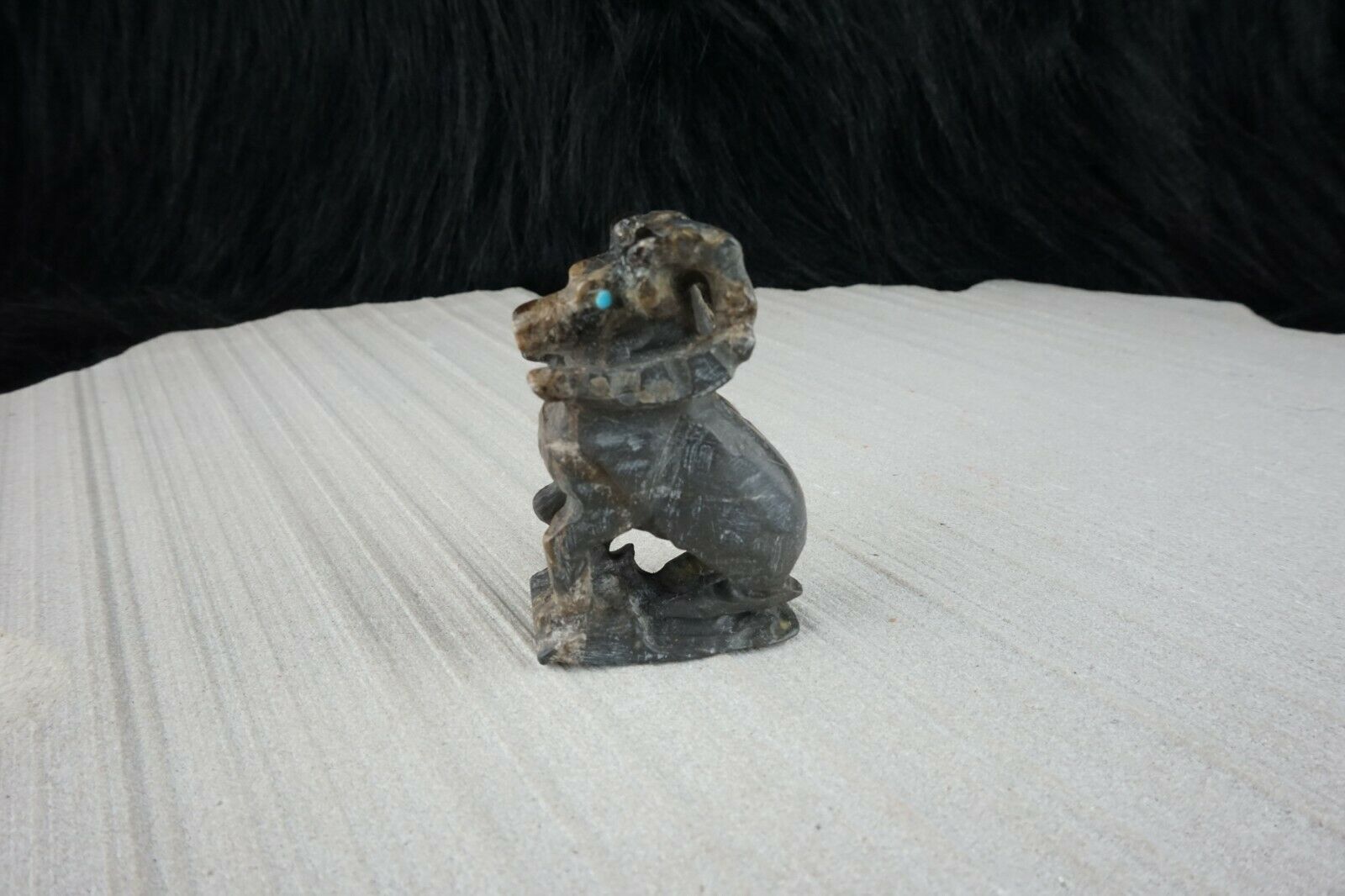 Ram Zuni Fetish Carving - Jerrold Lahaleon - High Lonesome Trading