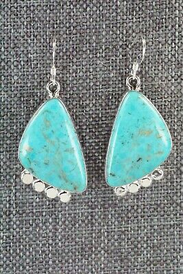 Turquoise & Sterling Silver Earrings - Sharon McCarthy