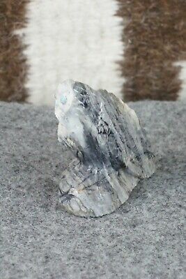 Owl Zuni Fetish Carving - Derrick Kaamasee