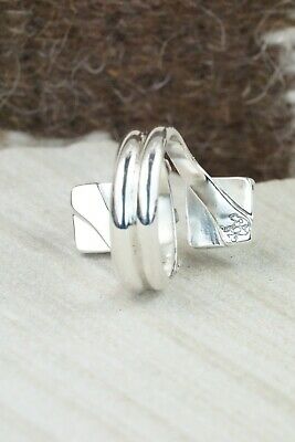 Turquoise & Sterling Silver Ring - Bobby Platero - Size 7.25