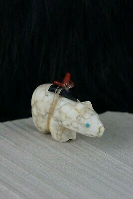Bear Zuni Fetish Carving - Michael Mahooty - High Lonesome Trading