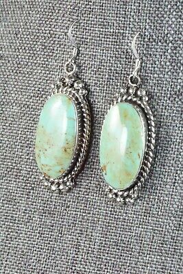 Turquoise & Sterling Silver Earrings - Greg Yazzie