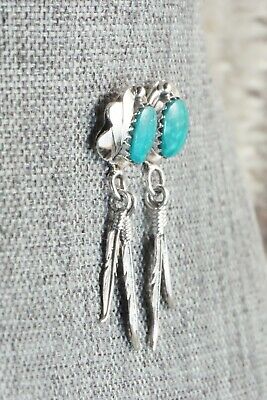 Turquoise & Sterling Silver Earrings - Rita Largo