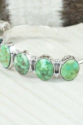 Turquoise & Sterling Silver Bracelet - Thomas Yazzie - High Lonesome Trading