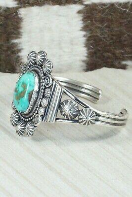 Turquoise and Sterling Silver Bracelet - Jess Martinez - High Lonesome Trading