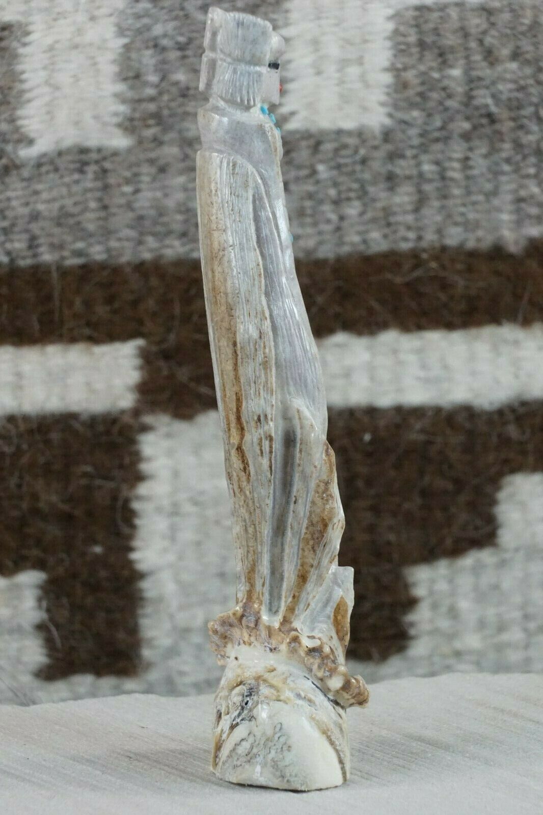 Corn Maiden Zuni Fetish Carving - Derrick Kaamasee - High Lonesome Trading