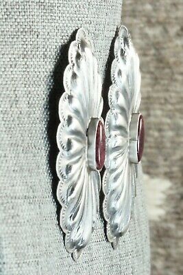 Spiny Oyster and Sterling Silver Earrings - Rita Lee