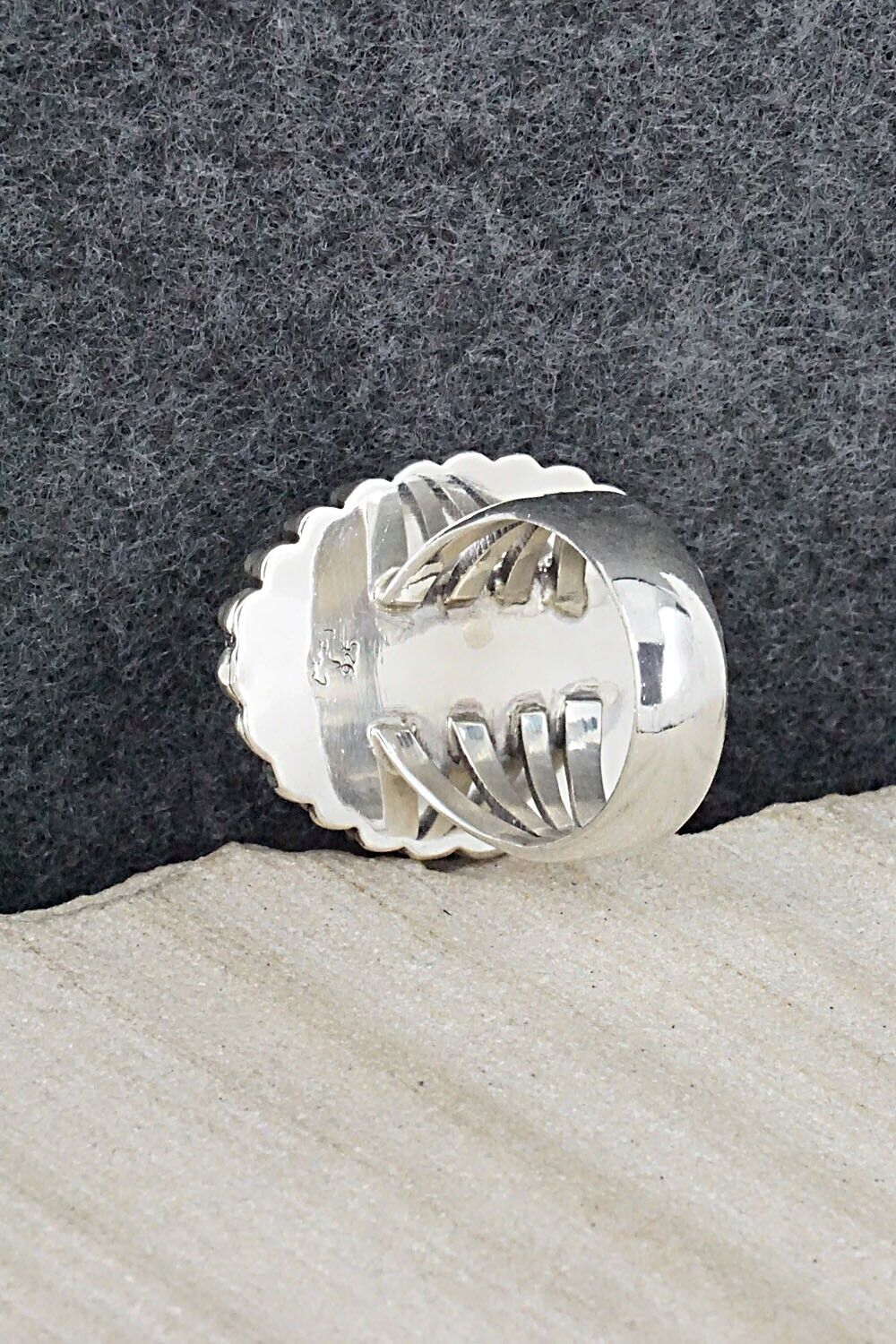 Turquoise & Sterling Silver Ring - Jimson Belin - Size 6