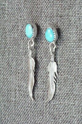 Turquoise & Sterling Silver Earrings - Sharon McCarthy