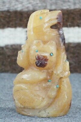 Multi Direction Zuni Fetish Carving - Jerrold Lahaleon