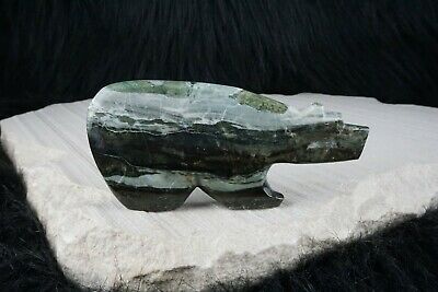 Bear Zuni Fetish Carving - Bernard Laiwakete - High Lonesome Trading
