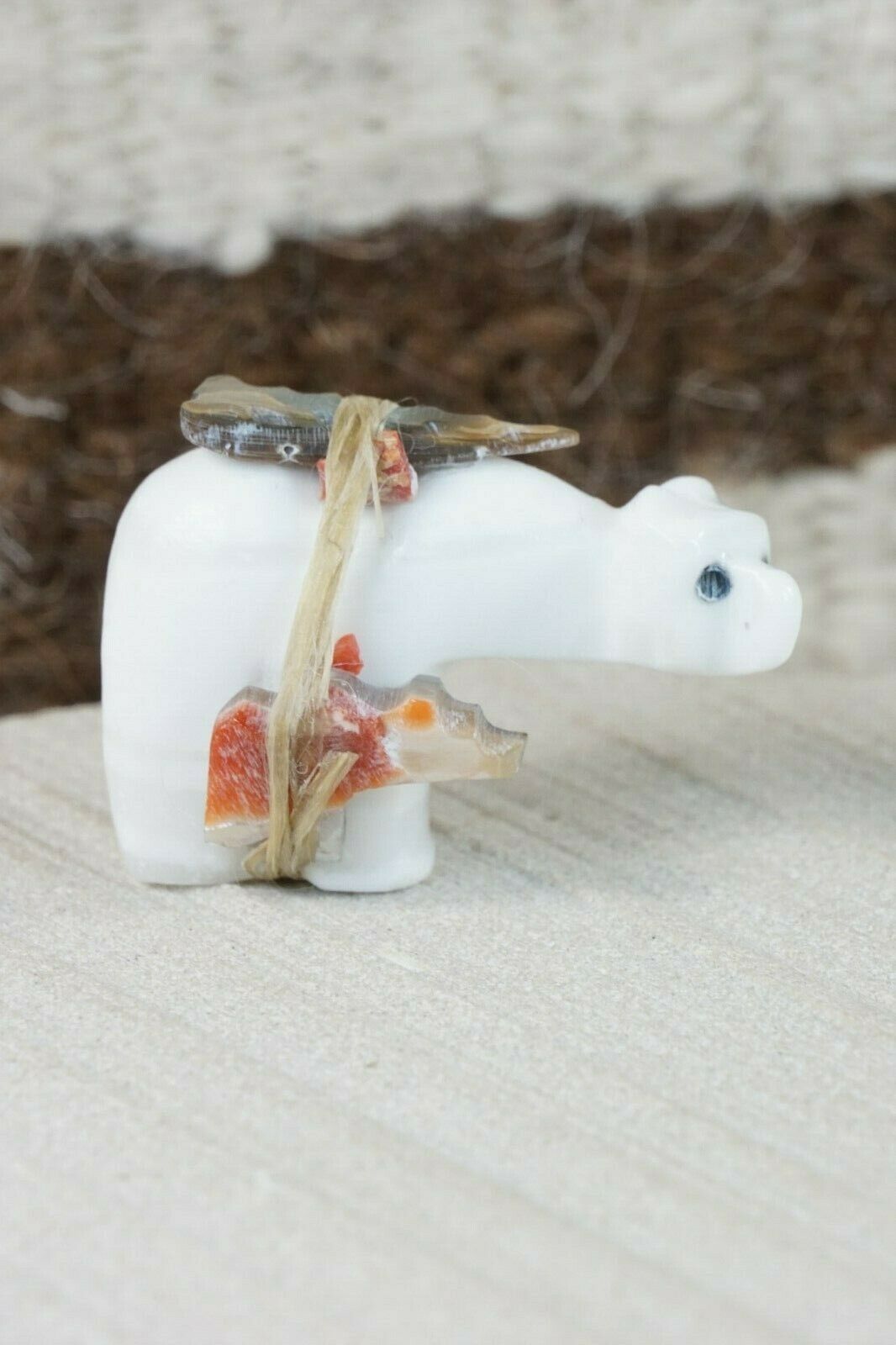 Bear Zuni Fetish Carving - Lance Deysee - High Lonesome Trading