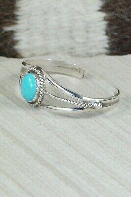 Turquoise & Sterling Silver Bracelet - Lenora Begay - High Lonesome Trading