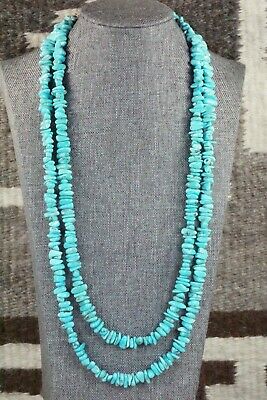 Turquoise & Sterling Silver Necklace - Navajo
