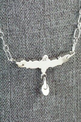 Spiny Oyster & Sterling Silver Necklace - Loretta Smith