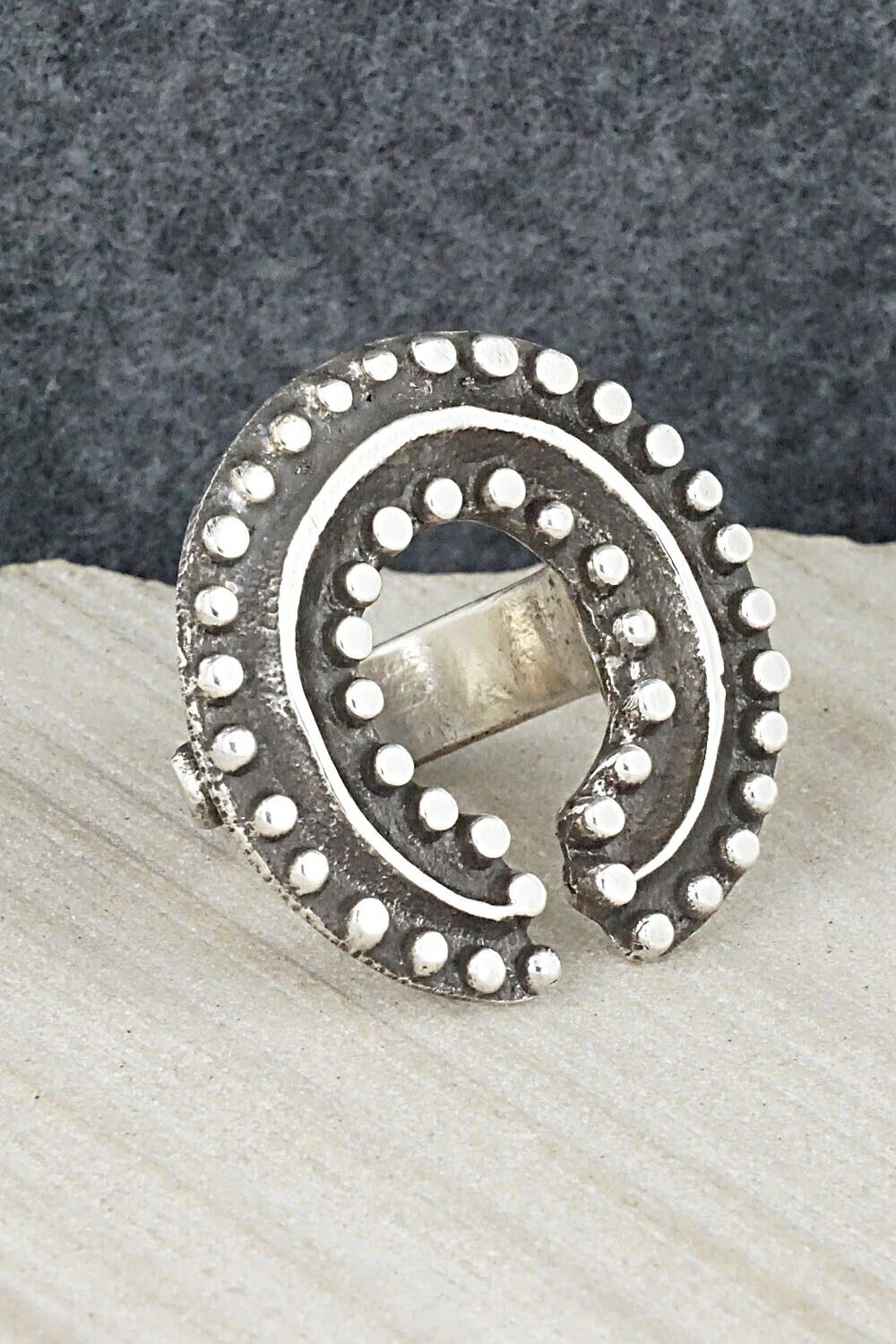 Sterling Silver Ring - Delbert Arviso - Size 8