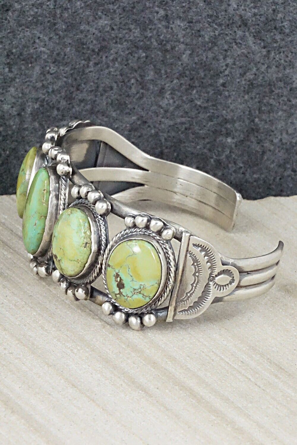 Turquoise & Sterling Silver Bracelet - Thomas Yazzie