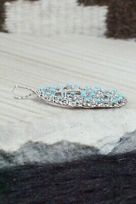 Turquoise & Sterling Silver Pendant - Waylon Johnson