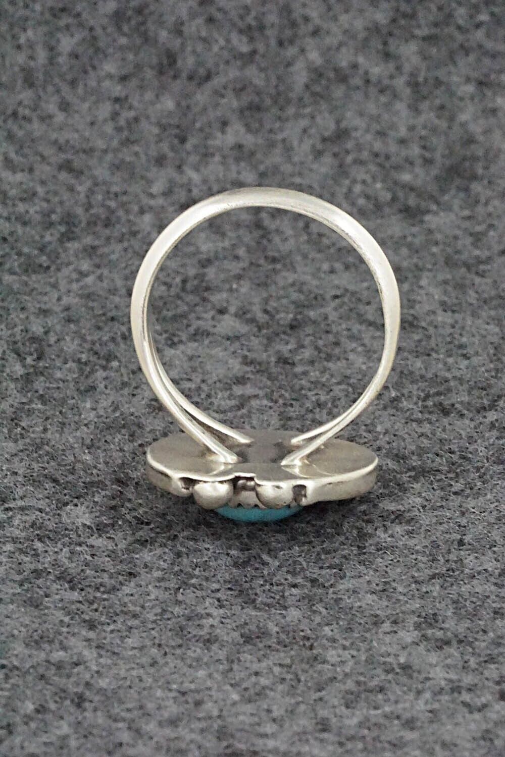 Turquoise & Sterling Silver Ring - Alice Rose Saunders - Size 7