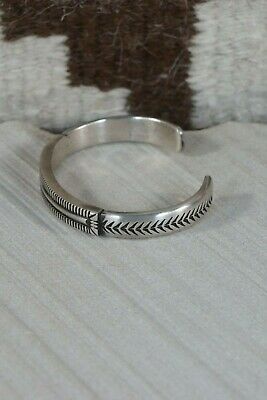 Navajo Sterling Silver Bracelet - Calvin Martinez - High Lonesome Trading
