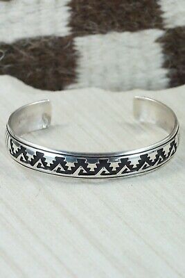 Navajo Sterling Silver Bracelet - Rosita Singer