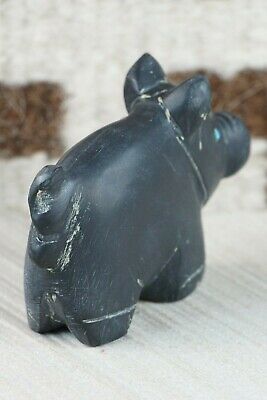 Pig Zuni Fetish Carving - Louise Ponchuella - High Lonesome Trading