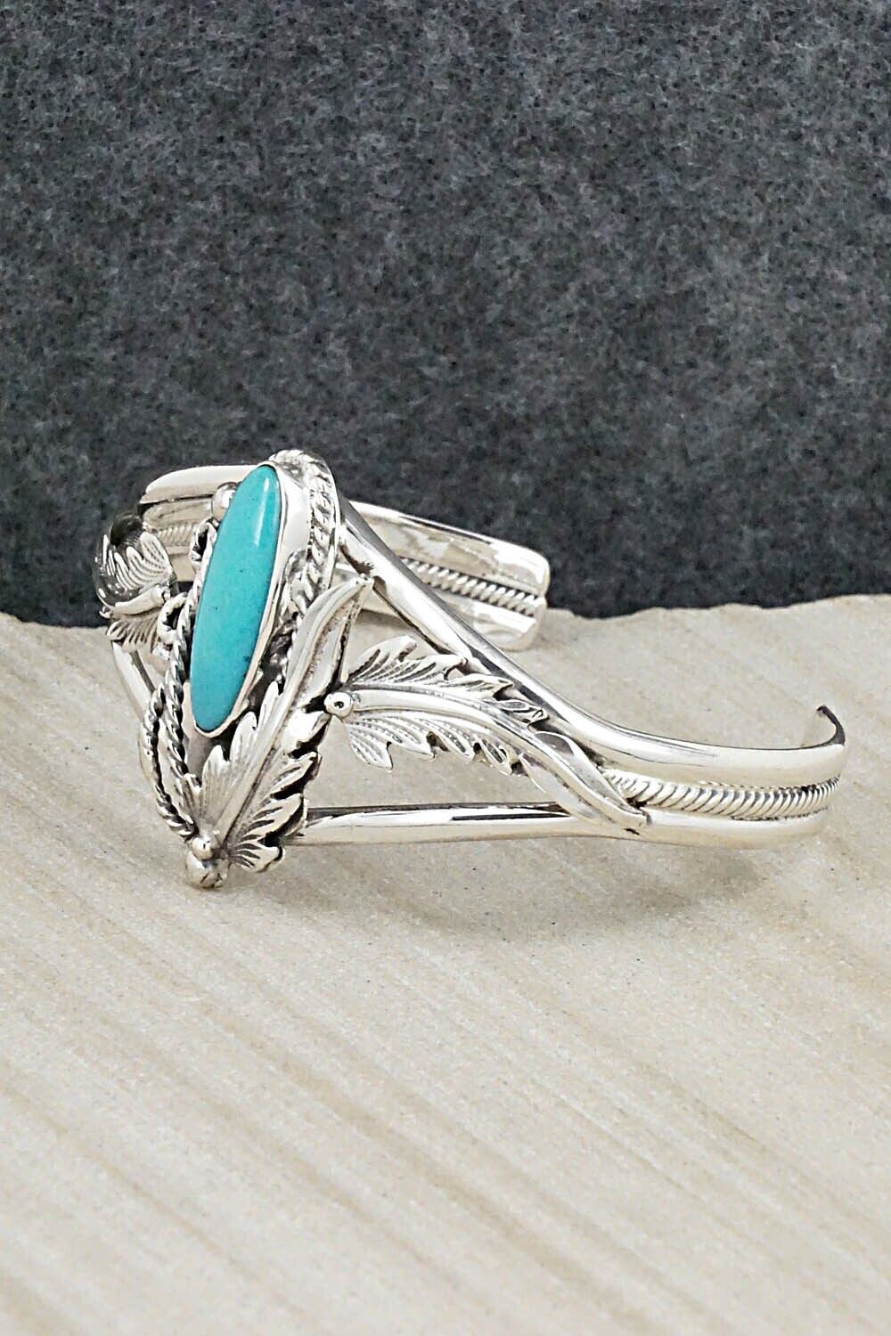 Turquoise & Sterling Silver Bracelet - Andrew Vandever