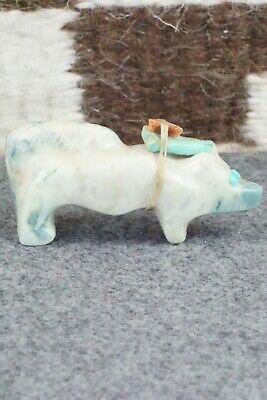 Wolf Zuni Fetish Carving - Taylor Gia - High Lonesome Trading