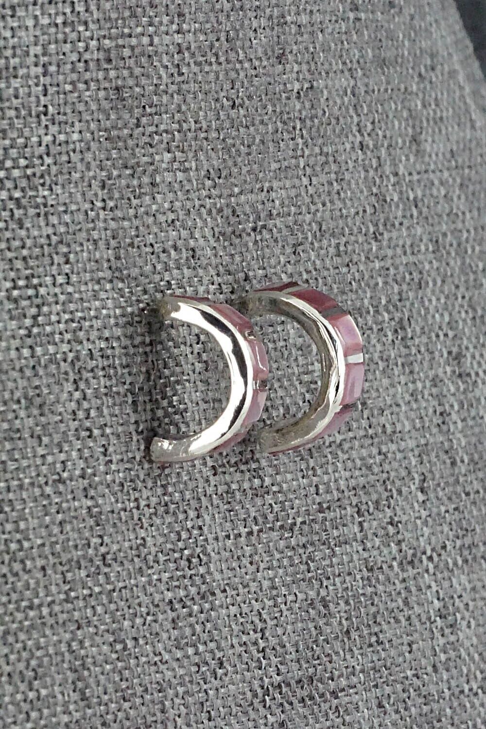 Mother of Pearl & Sterling Silver Earrings - Glennetta Luna