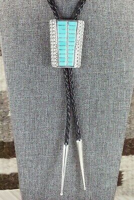 Turquoise & Sterling Silver Bolo Tie - Jessica Chavez