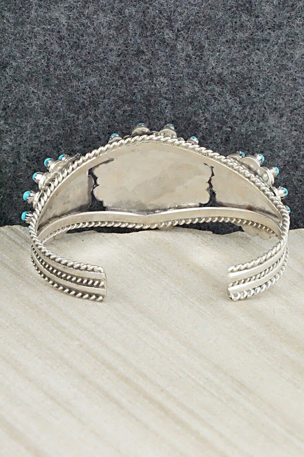 Turquoise & Sterling Silver Bracelet - Wayne Johnson Sr.