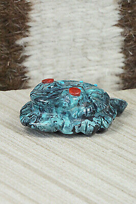 Frog Zuni Fetish Carving - Reynold Lunasee