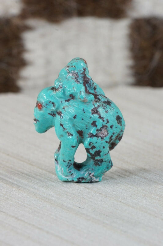 Monkey Zuni Fetish Carving - Derrick Kaamasee - High Lonesome Trading