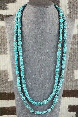 Turquoise & Sterling Silver Necklace - Navajo