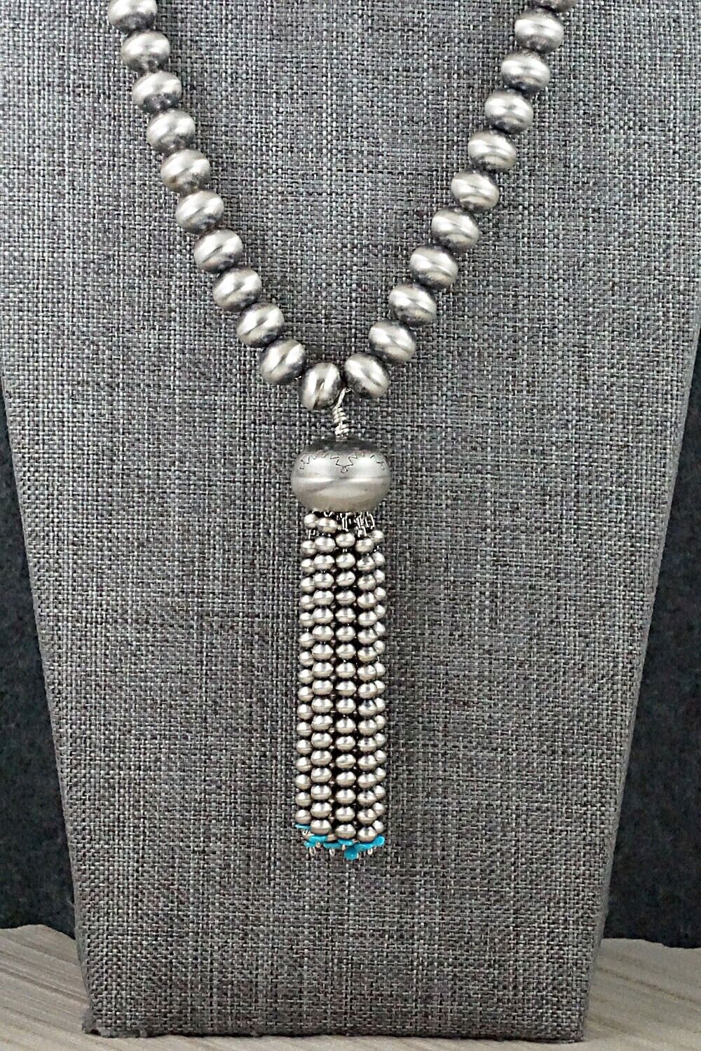 Turquoise & Navajo Pearl Necklace - Jan Mariano