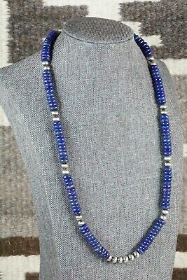 Lapis & Sterling Silver Necklace - Navajo
