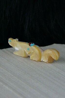 Mountain Lion Zuni Fetish Carving - Danette Laate - High Lonesome Trading