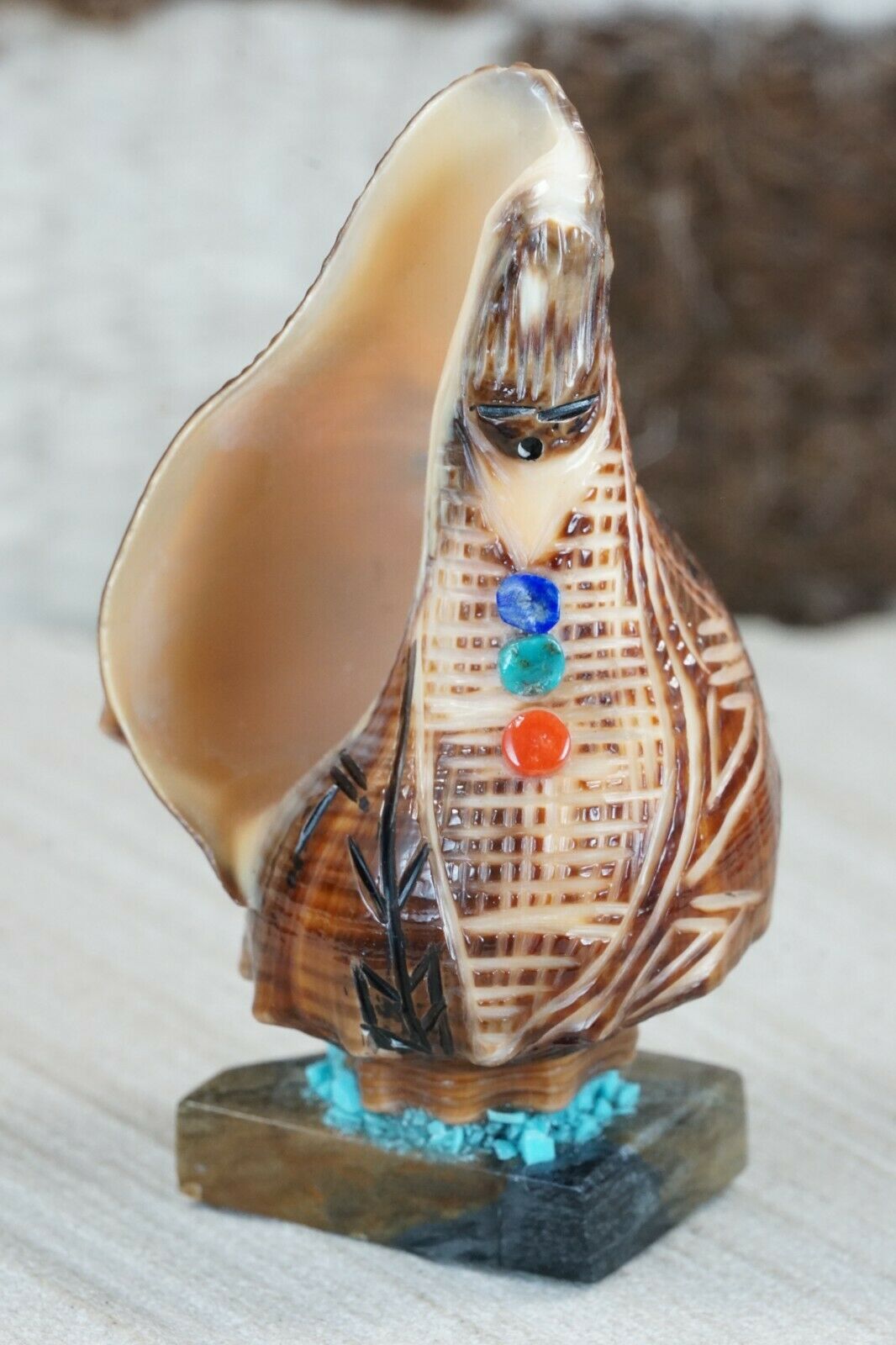 Corn Maiden Zuni Fetish Carving - Gloria Chattin