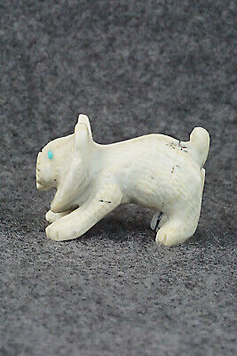 Bobcat Toad Zuni Fetish Carving - Wilfred Cheama