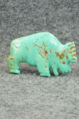 Moose Zuni Fetish Carving - Andres Quandelacy