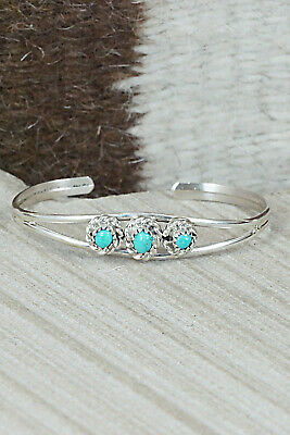 Turquoise & Sterling Silver Bracelet - Elton Cadman