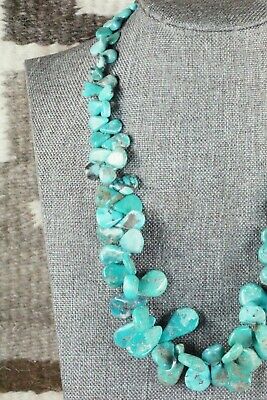 Turquoise & Sterling Silver Necklace - Native American
