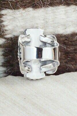Turquoise & Sterling Silver Ring - Mike Smith - Size 8 - High Lonesome Trading